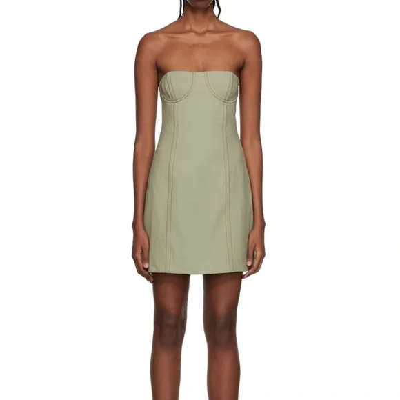 sir the label green dress SIR. Green Ligera Wrapped Midi Skirt main image 1